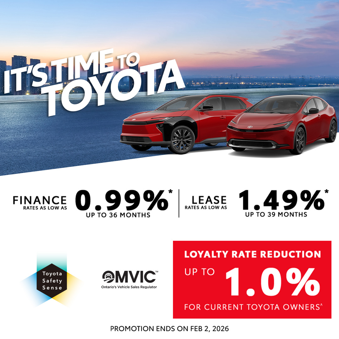 Toyota Monthly Promotions