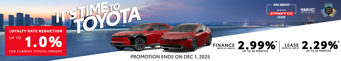 Toyota Monthly Promotion