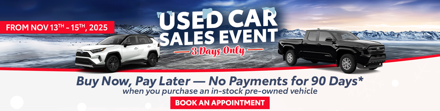 Used Car Sales Event