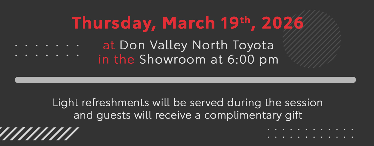 Don Valley North Toyota Know Your Car Night