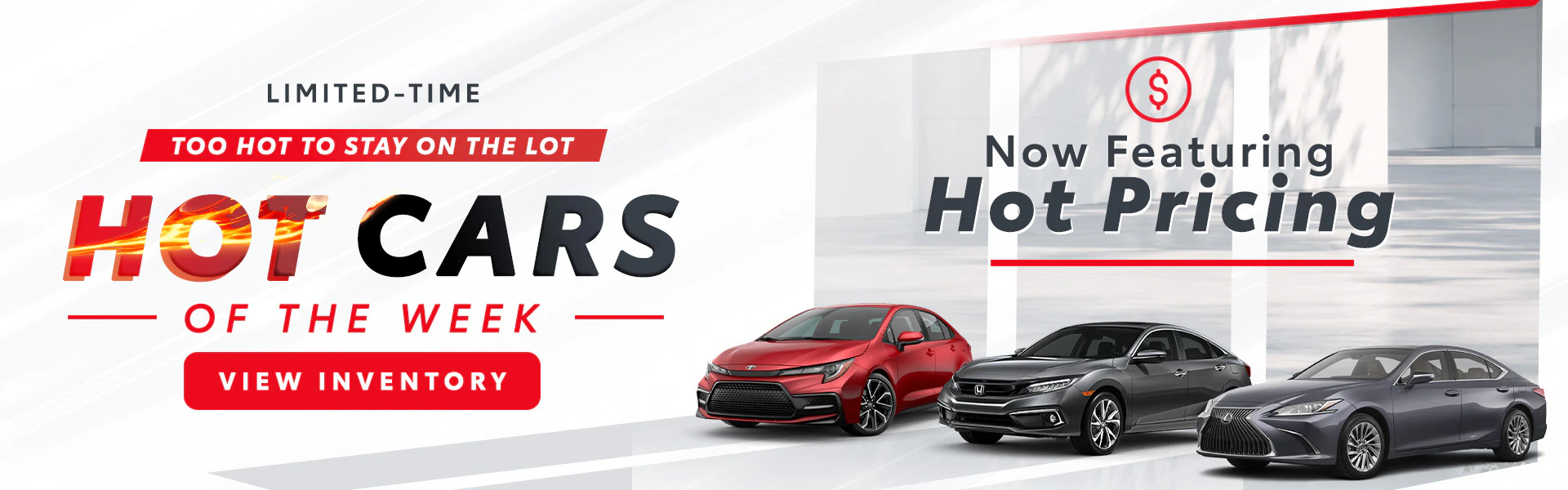 Hot Cars of the Week - Special Inventory only at Don Valley North Toyota