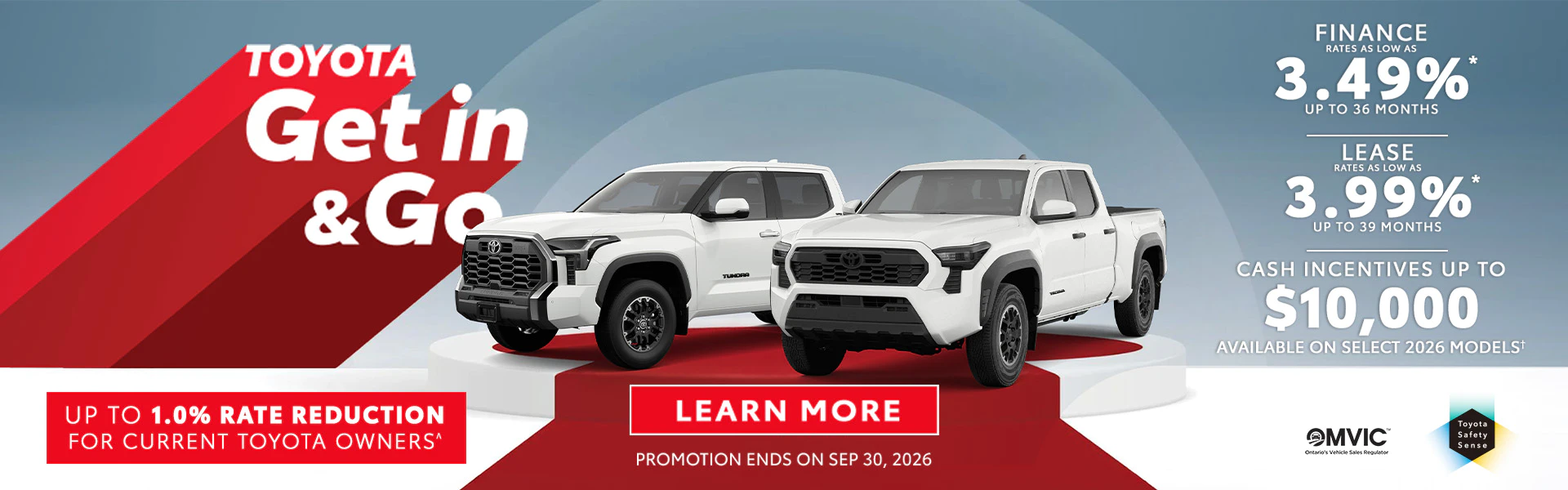 It's Time To Toyota - Explore our Monthly Promotions